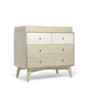 Coxley - Natural White 3 Piece Cotbed Set with Dresser Changer & Wardrobe image number 7